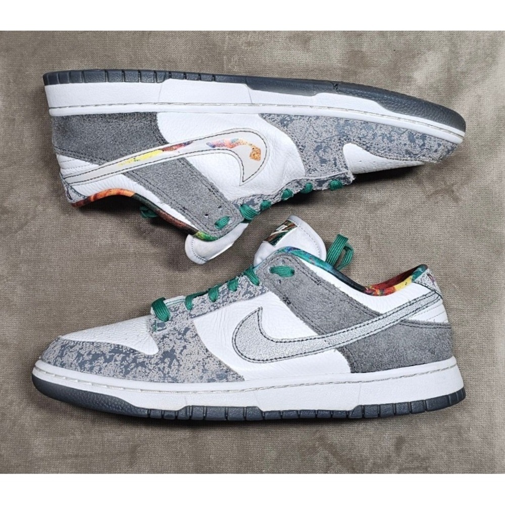 Nike Dunk Low Philly White Grey Multi Color HF4840-068 Mens Size 9.5